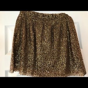 JCrew sequin skirt, Sz L